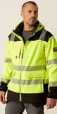 Rebar Hi-Vis Softshell Jacket Front